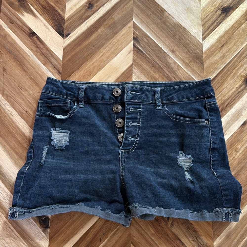 Denim NOBO High Rise Shorts